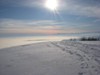 Arco alpino dalle Marittime alle Graie con nebbia in Pianura